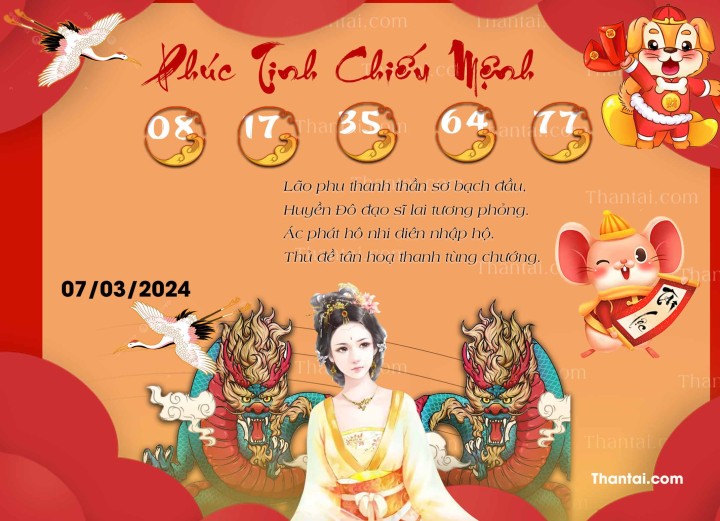 Phúc Tinh Chiếu Mệnh 21/02/2024