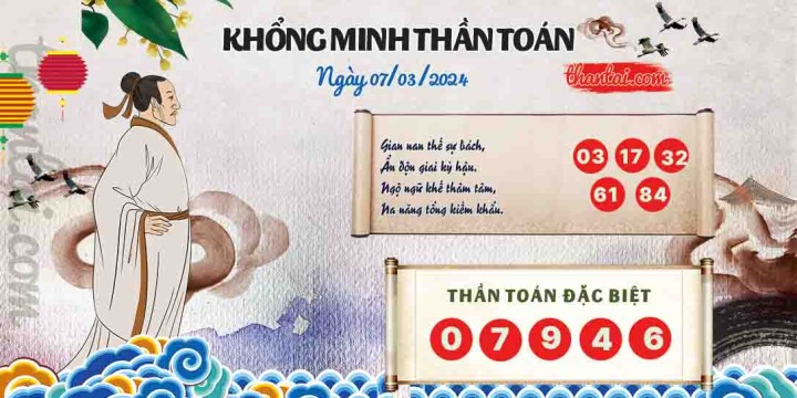 Khổng Minh Thần Toán 21/02/2024