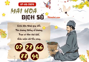 Mai Hoa Dịch Số 07/03/2024