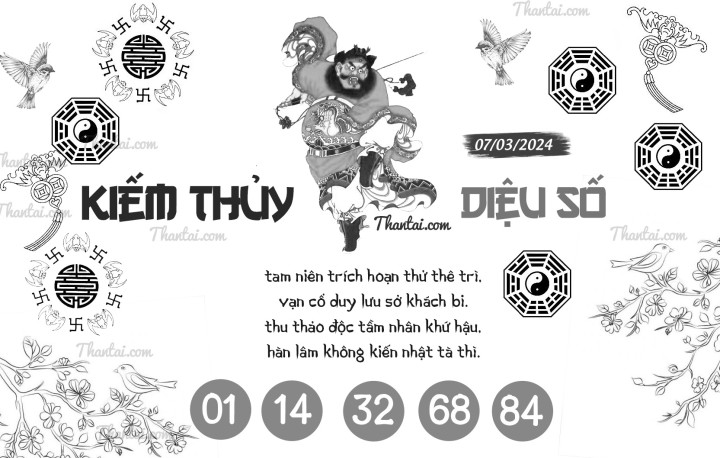 KIẾM THỦY DIỆU SỐ 21/02/2024