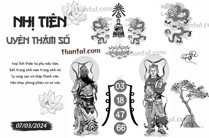 NHỊ TIÊN UYÊN THÂM SỐ 21/02/2024