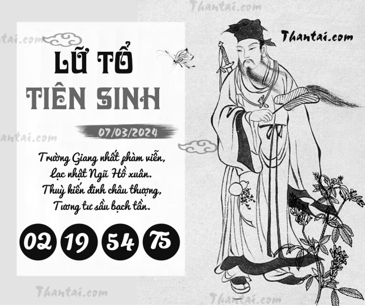 LỮ TỔ TIÊN SINH 21/02/2024