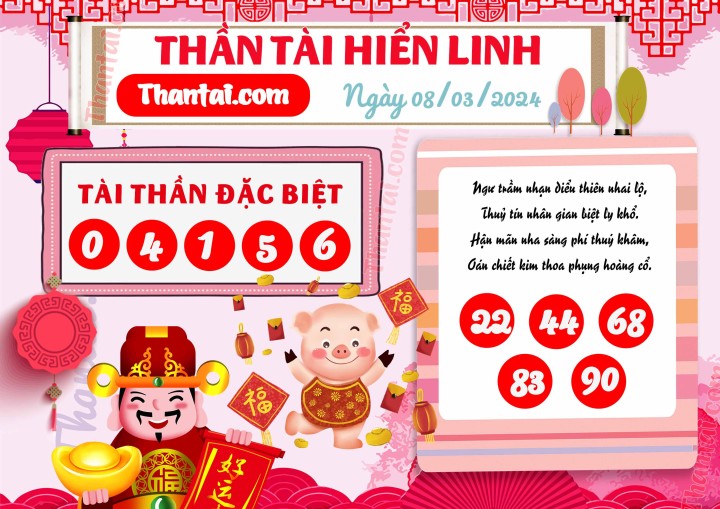 THẦN TÀI HIỂN LINH 22/02/2024
