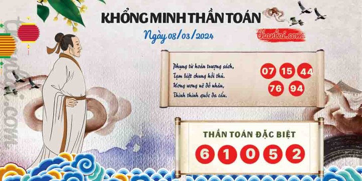 Khổng Minh Thần Toán 22/02/2024