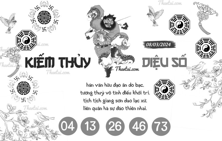 KIẾM THỦY DIỆU SỐ 22/02/2024