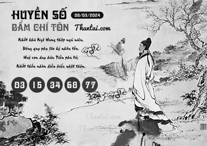 HUYỀN SỐ BẨM CHÍ TÔN 22/02/2024