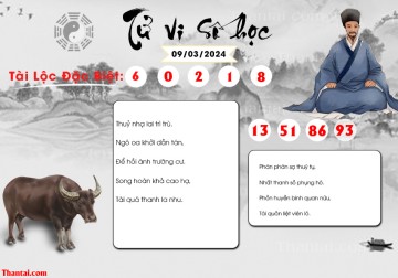 TỬ VI SỐ HỌC 09/03/2024