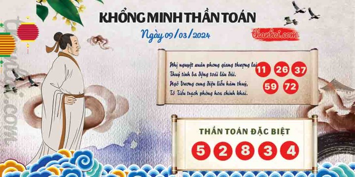 Khổng Minh Thần Toán 23/02/2024