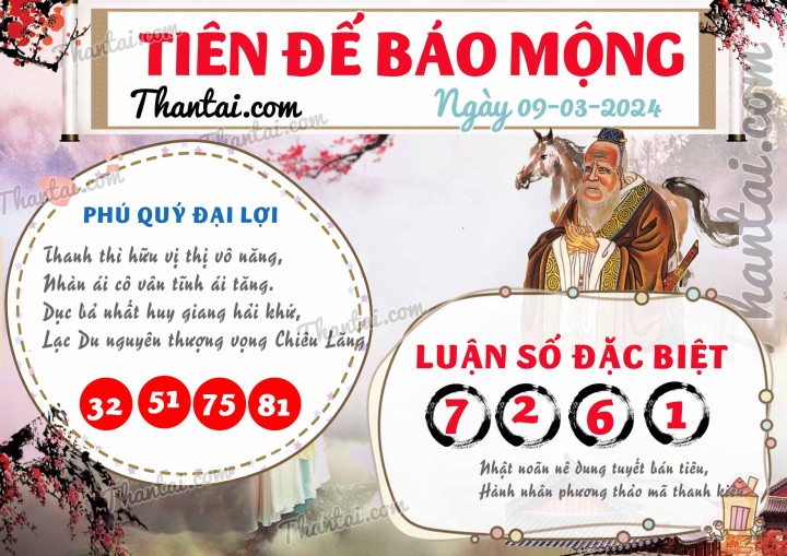 Tiên Đế Báo Mộng 23/02/2024