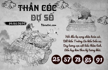 THẦN CÓC DỰ SỐ 09/03/2024