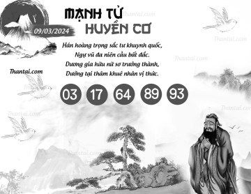 MẠNH TỬ HUYỀN CƠ 09/03/2024