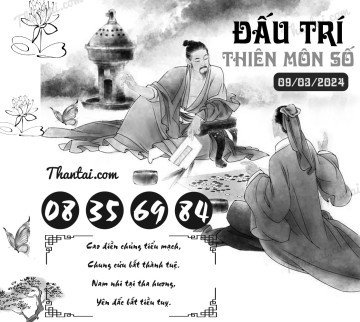 ĐẤU TRÍ THIÊN MÔN SỐ 09/03/2024