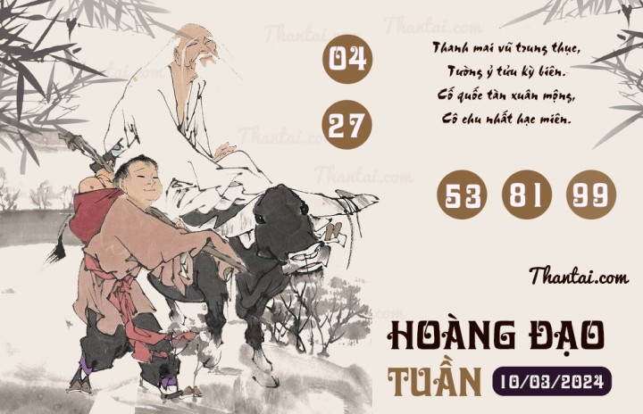 HOÀNG ĐẠO TUẦN 24/02/2024