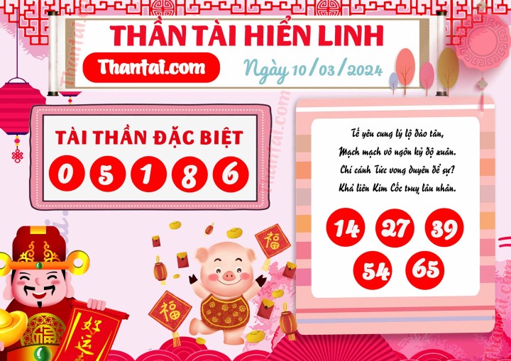 THẦN TÀI HIỂN LINH 24/02/2024
