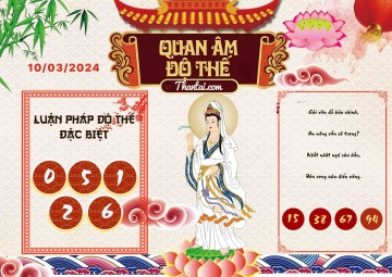 Quan Âm Độ Thế 10/03/2024