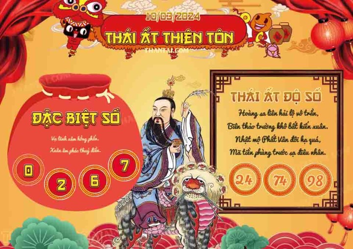 Thái Ất Thiên Tôn 24/02/2024