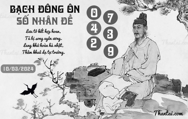 BẠCH ĐÔNG ÔN 24/02/2024
