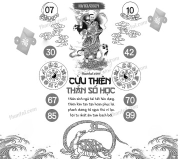 CỬU THIÊN THẦN SỐ HỌC 10/03/2024