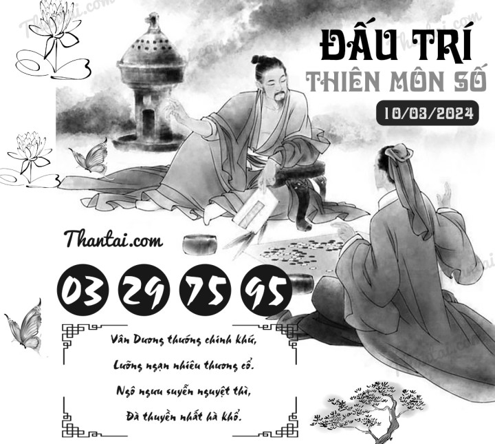 ĐẤU TRÍ THIÊN MÔN SỐ 24/02/2024