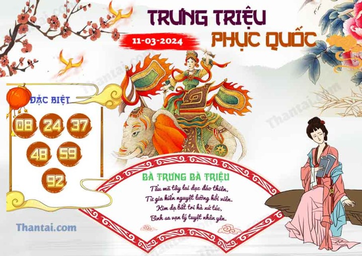 Trưng Triệu Phục Quốc 25/02/2024