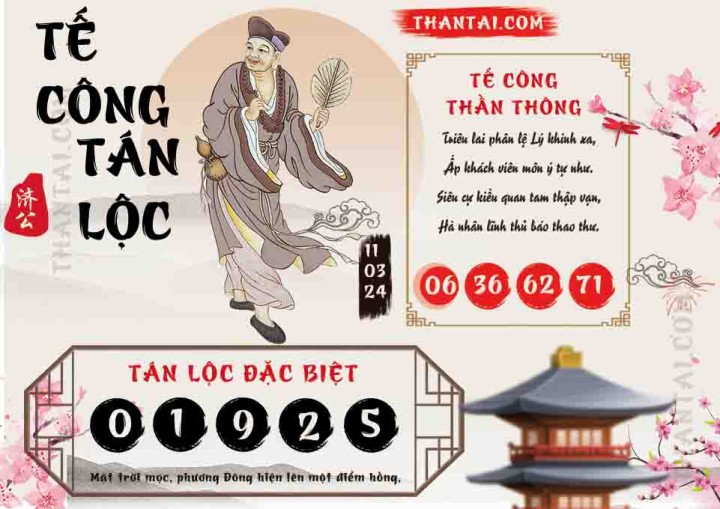 Tế Công Tán Lộc 25/02/2024
