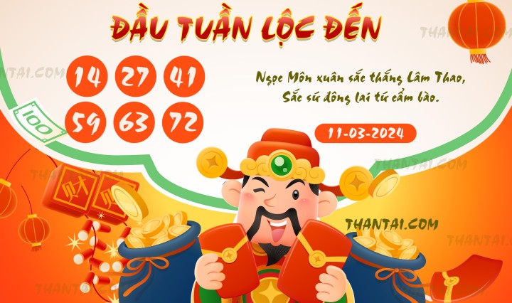 ĐẦU TUẦN LỘC ĐẾN 25/02/2024
