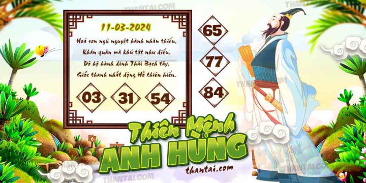 THIÊN MỆNH ANH HÙNG 25/02/2024