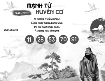 MẠNH TỬ HUYỀN CƠ 11/03/2024