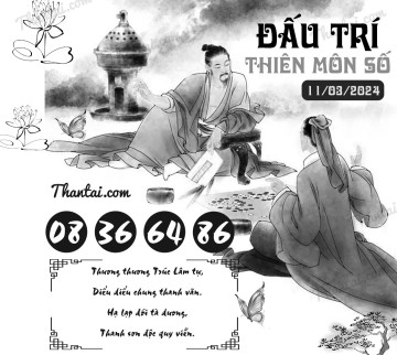 ĐẤU TRÍ THIÊN MÔN SỐ 11/03/2024