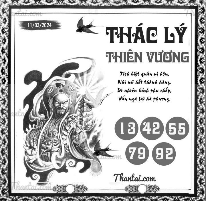 THÁC LÝ THIÊN VƯƠNG 25/02/2024