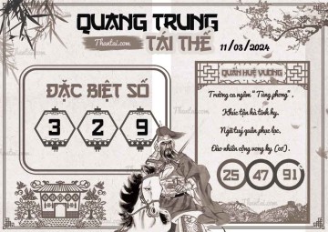 QUANG TRUNG TÁI THẾ 11/03/2024