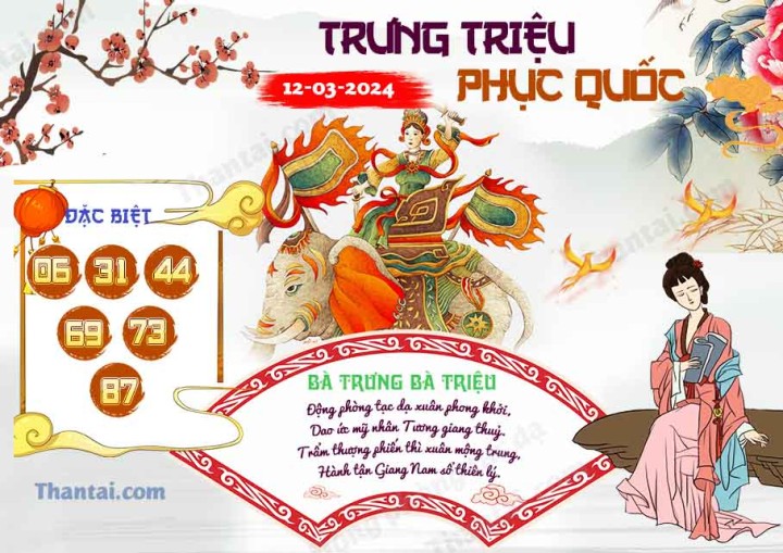 Trưng Triệu Phục Quốc 26/02/2024