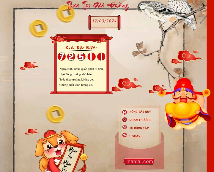 THẦN TÀI DẪN ĐƯỜNG 26/02/2024