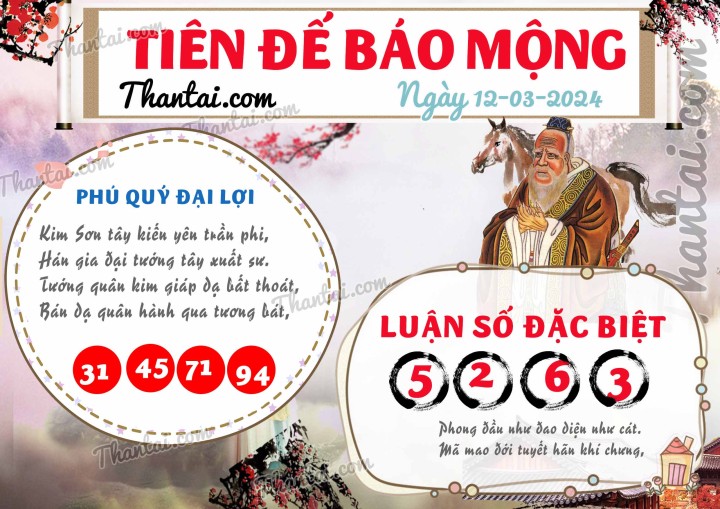 Tiên Đế Báo Mộng 26/02/2024