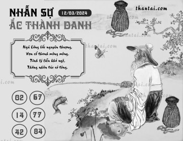 NHẪN SỰ ẮC THÀNH DANH 12/03/2024