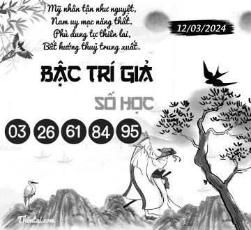 BẬC TRÍ GIẢ SỐ HỌC 12/03/2024