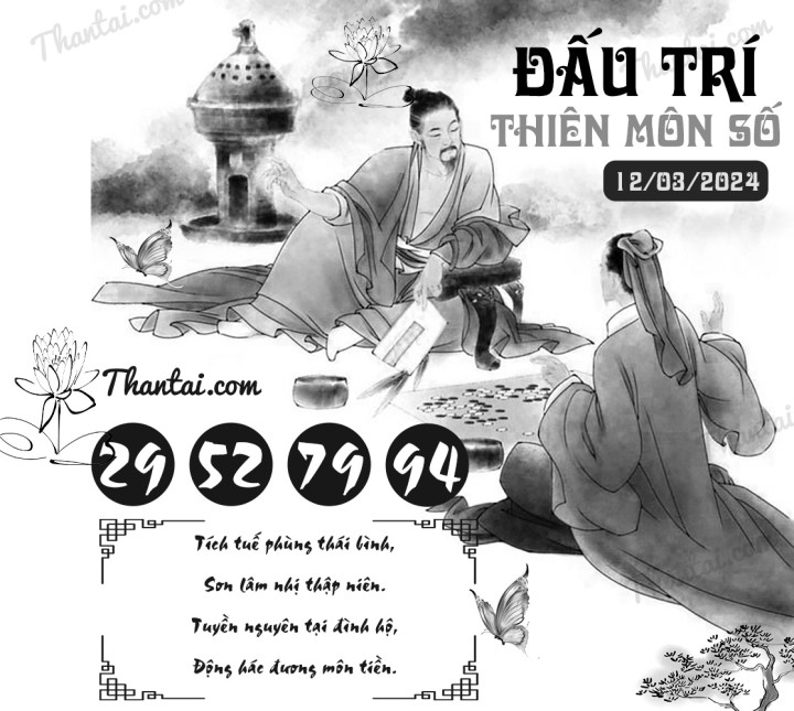 ĐẤU TRÍ THIÊN MÔN SỐ 26/02/2024