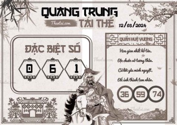 QUANG TRUNG TÁI THẾ 12/03/2024