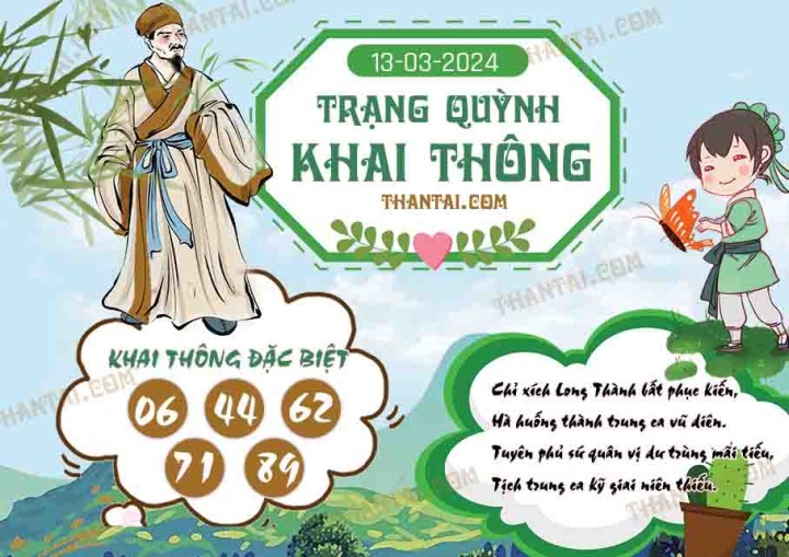 Trạng Quỳnh Khai Thông 27/02/2024