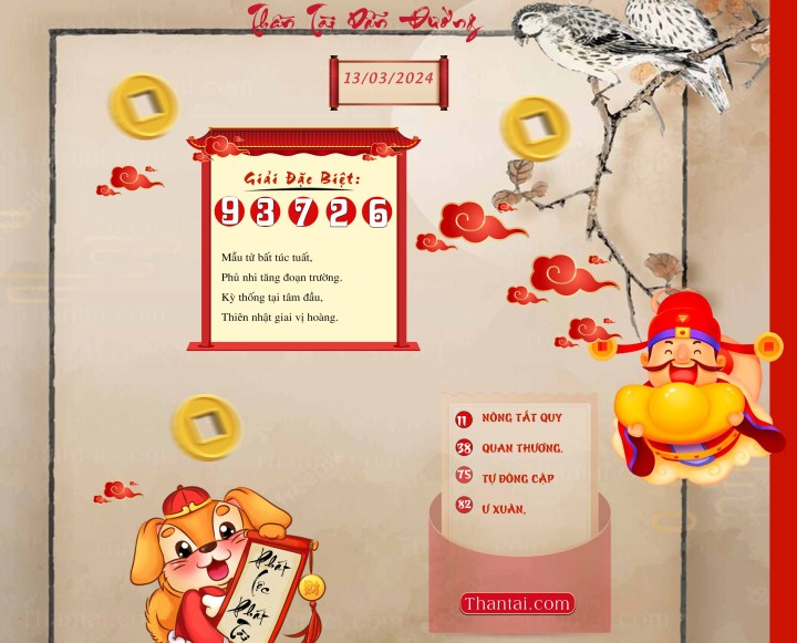 THẦN TÀI DẪN ĐƯỜNG 27/02/2024