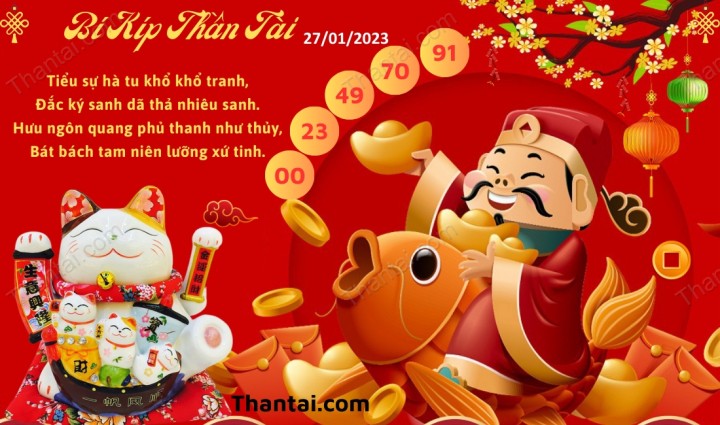 Bí Kíp Thần Tài 12/01/2023