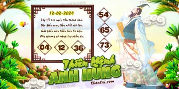 THIÊN MỆNH ANH HÙNG 13/03/2024