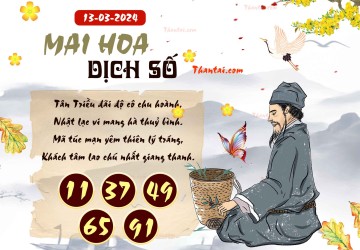 Mai Hoa Dịch Số 13/03/2024