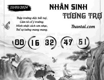 NHÂN SINH TƯƠNG TRỢ 13/03/2024