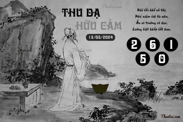 THU DẠ HỮU CẢM 13/03/2024