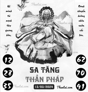 SA TĂNG THẦN PHÁP 13/03/2024