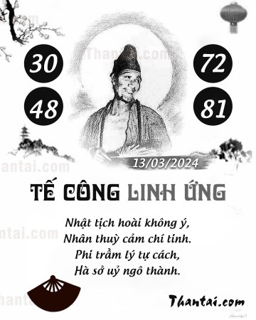 TẾ CÔNG LINH ỨNG 13/03/2024