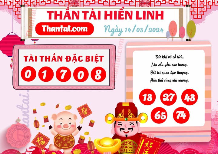 THẦN TÀI HIỂN LINH 28/02/2024