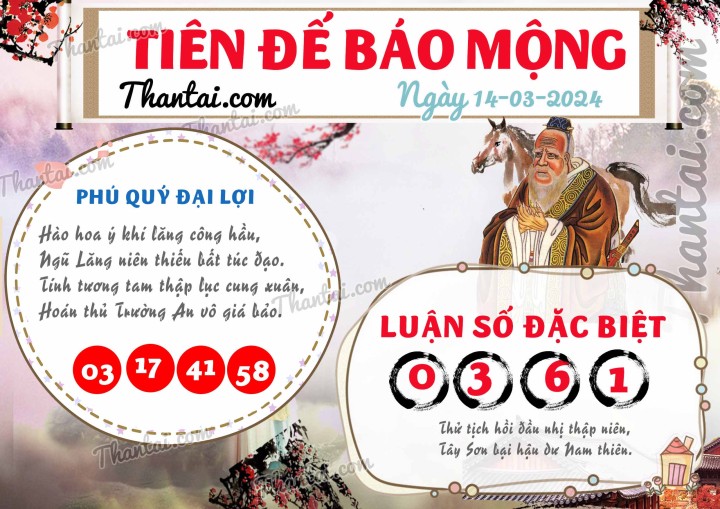 Tiên Đế Báo Mộng 28/02/2024