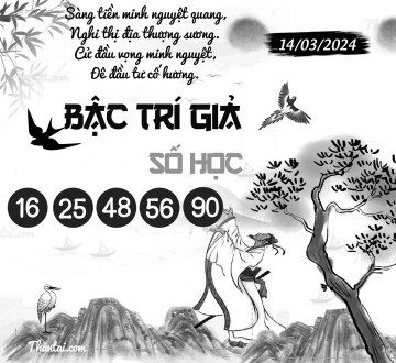 BẬC TRÍ GIẢ SỐ HỌC 14/03/2024